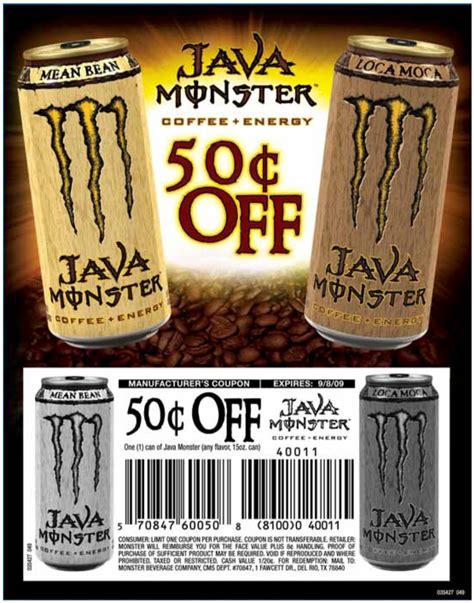Printable Monster Energy Drink Coupons